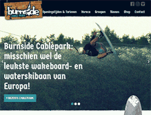Tablet Screenshot of burnsidecablepark.nl